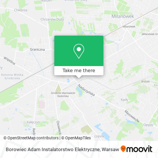 Borowiec Adam Instalatorstwo Elektryczne map