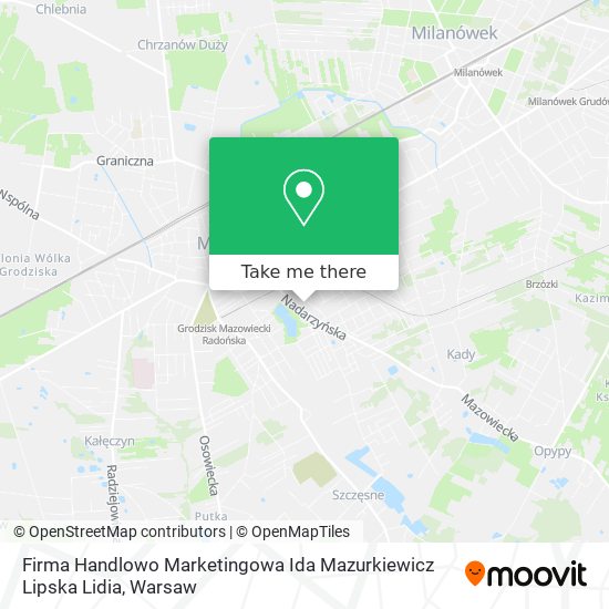 Firma Handlowo Marketingowa Ida Mazurkiewicz Lipska Lidia map