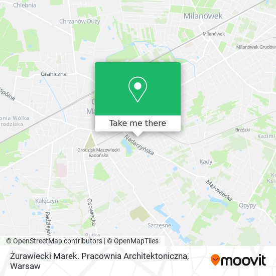 Żurawiecki Marek. Pracownia Architektoniczna map