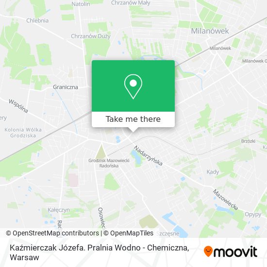 Kaźmierczak Józefa. Pralnia Wodno - Chemiczna map