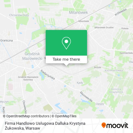 Firma Handlowo Usługowa Dalluka Krystyna Żukowska map