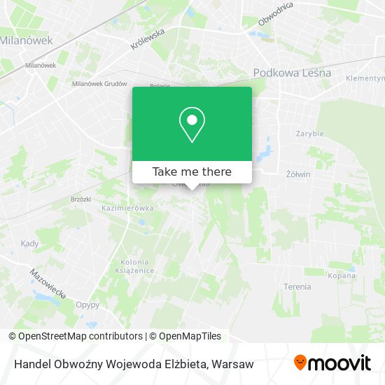 Карта Handel Obwoźny Wojewoda Elżbieta