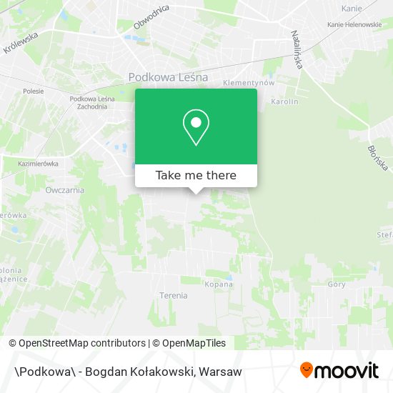 \Podkowa\ - Bogdan Kołakowski map