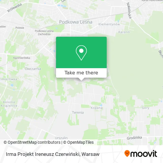 Irma Projekt Ireneusz Czerwiński map