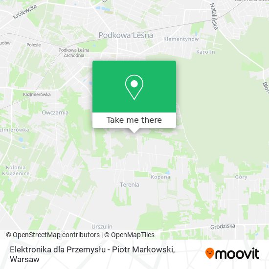 Elektronika dla Przemysłu - Piotr Markowski map