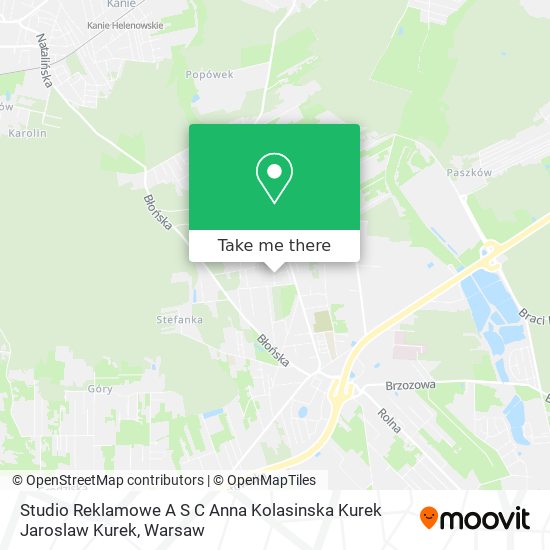 Studio Reklamowe A S C Anna Kolasinska Kurek Jaroslaw Kurek map