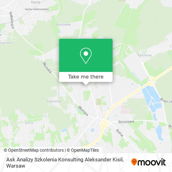 Ask Analizy Szkolenia Konsulting Aleksander Kisil map