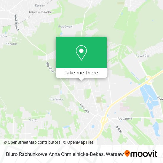 Biuro Rachunkowe Anna Chmielnicka-Bekas map