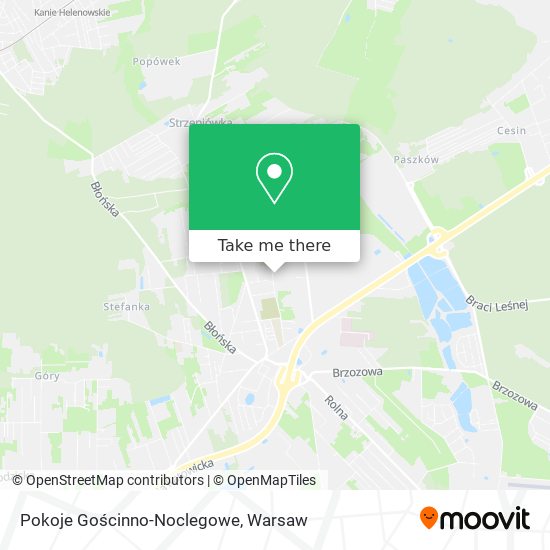 Pokoje Gościnno-Noclegowe map