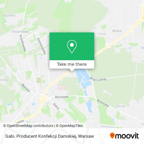 Gabi. Producent Konfekcji Damskiej map