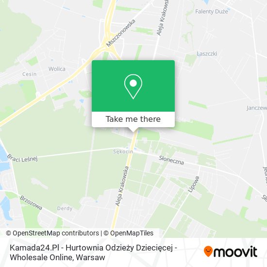 Kamada24.Pl - Hurtownia Odzieży Dziecięcej - Wholesale Online map