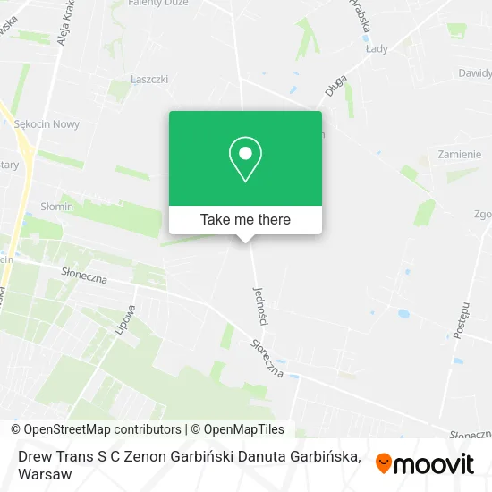 Drew Trans S C Zenon Garbiński Danuta Garbińska map