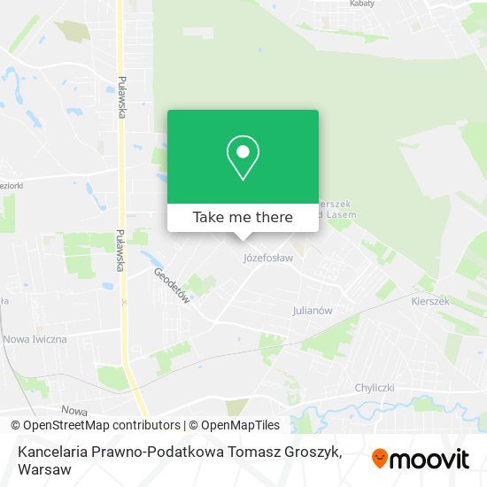 Kancelaria Prawno-Podatkowa Tomasz Groszyk map