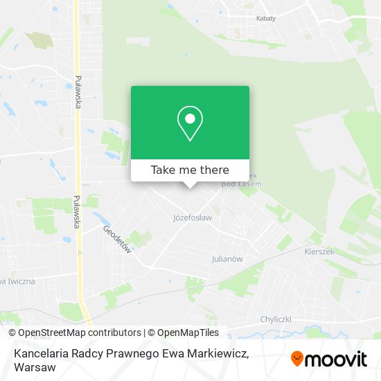 Kancelaria Radcy Prawnego Ewa Markiewicz map