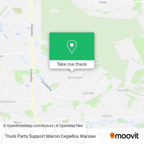 Карта Truck Parts Support Marcin Cegiełka