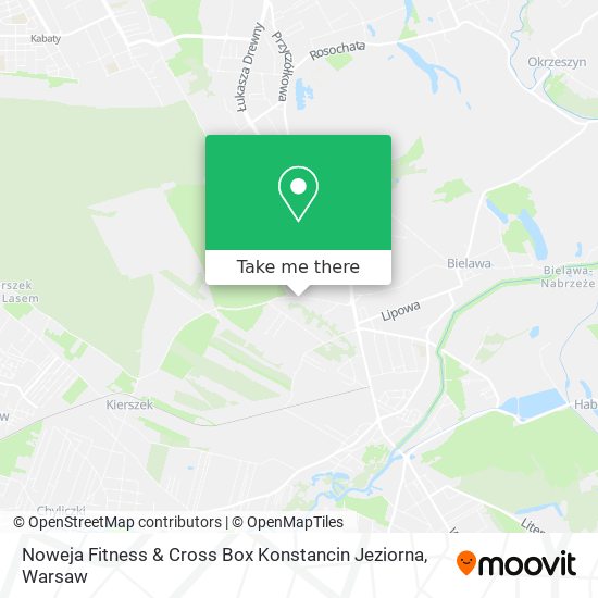 Noweja Fitness & Cross Box Konstancin Jeziorna map