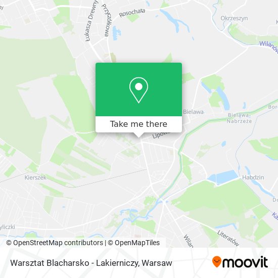 Warsztat Blacharsko - Lakierniczy map