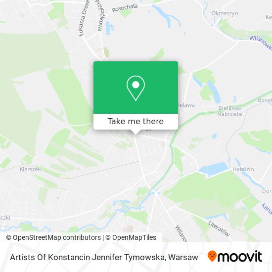 Artists Of Konstancin Jennifer Tymowska map