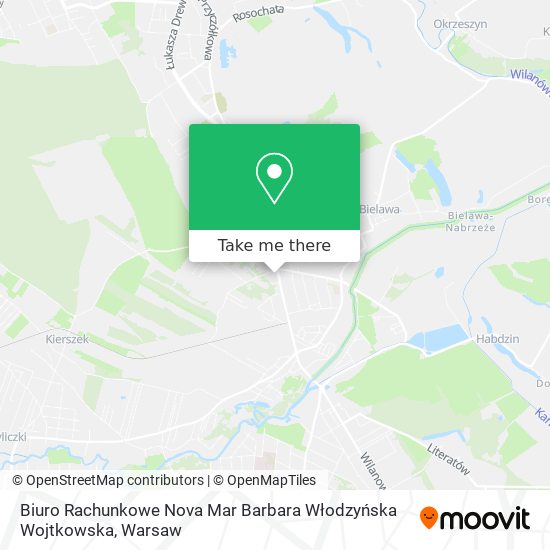 Biuro Rachunkowe Nova Mar Barbara Włodzyńska Wojtkowska map