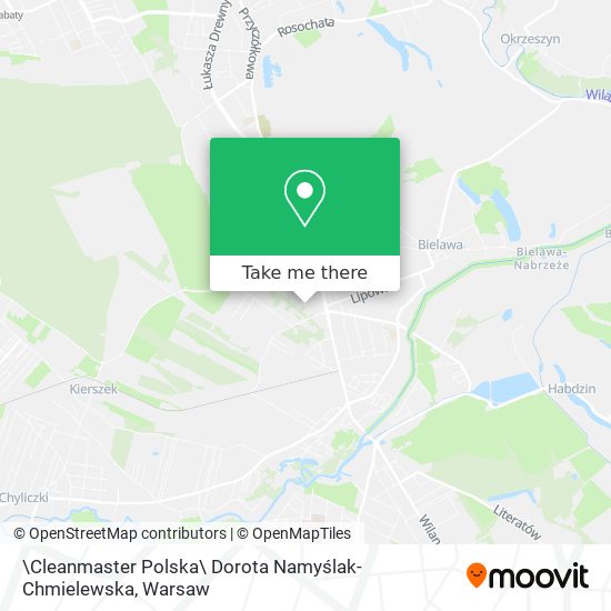 \Cleanmaster Polska\ Dorota Namyślak-Chmielewska map