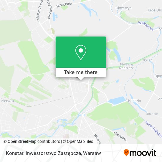 Konstar. Inwestorstwo Zastępcze map