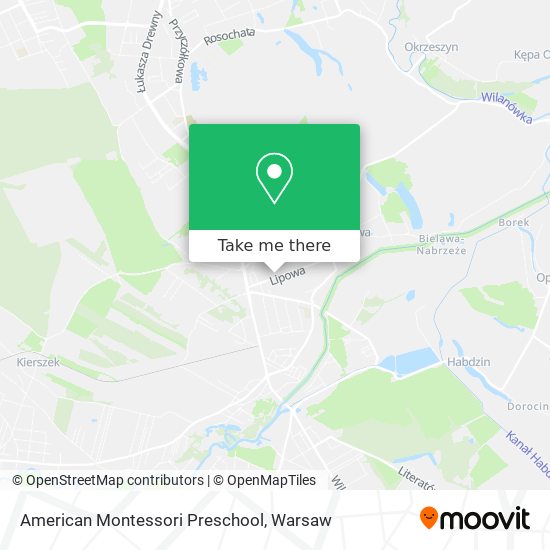 American Montessori Preschool map