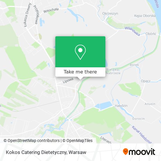 Kokos Catering Dietetyczny map