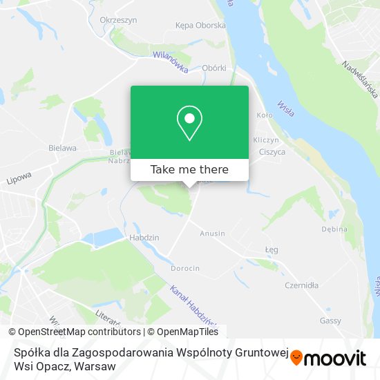 Spółka dla Zagospodarowania Wspólnoty Gruntowej Wsi Opacz map