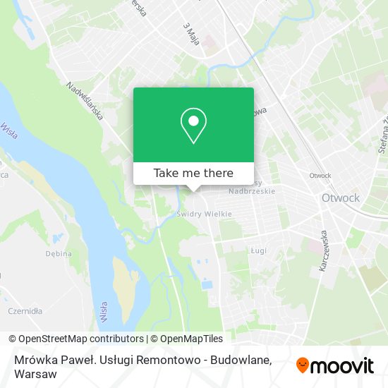 Mrówka Paweł. Usługi Remontowo - Budowlane map