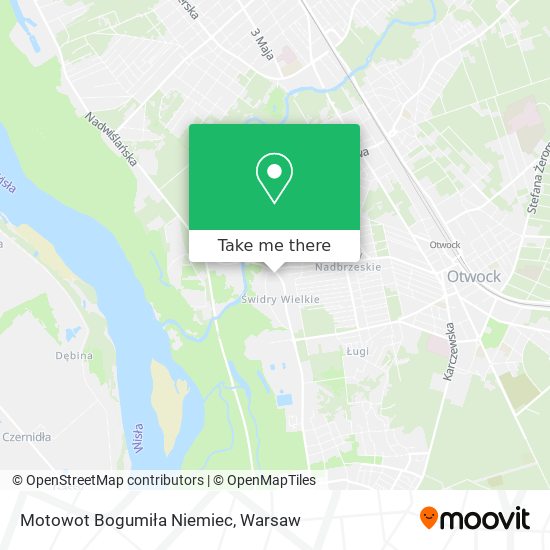 Motowot Bogumiła Niemiec map