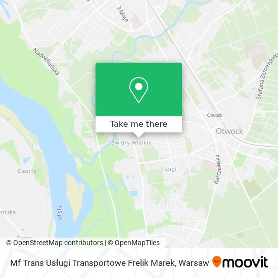 Mf Trans Usługi Transportowe Frelik Marek map