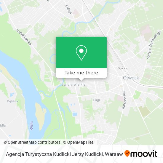 Agencja Turystyczna Kudlicki Jerzy Kudlicki map