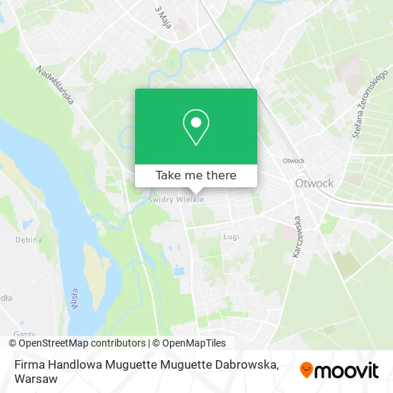 Firma Handlowa Muguette Muguette Dabrowska map