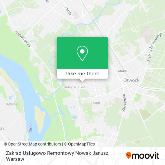 Zakład Usługowo Remontowy Nowak Janusz map