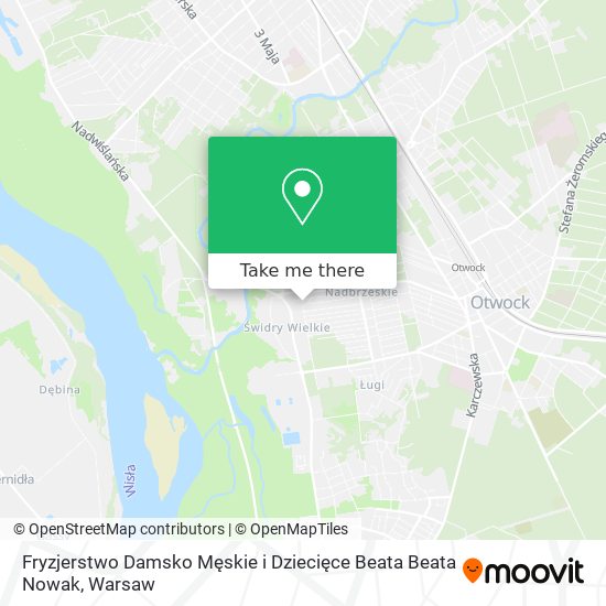 Fryzjerstwo Damsko Męskie i Dziecięce Beata Beata Nowak map