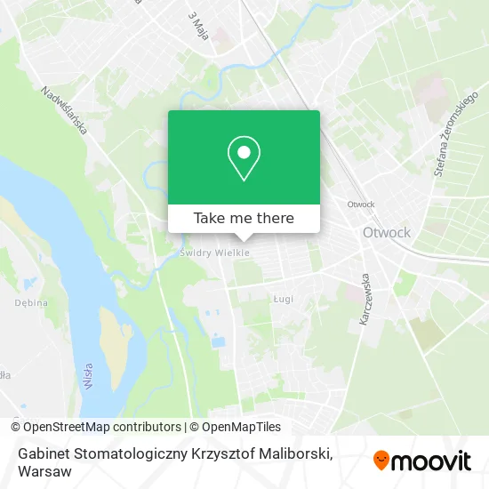 Карта Gabinet Stomatologiczny Krzysztof Maliborski