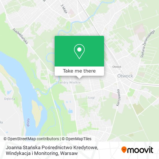 Joanna Stańska Pośrednictwo Kredytowe, Windykacja i Monitoring map