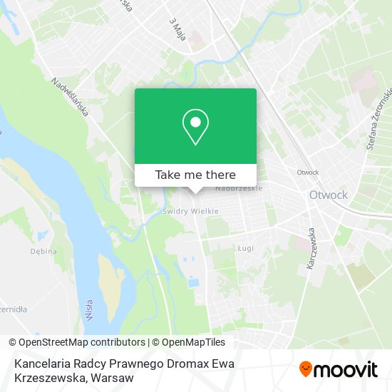 Kancelaria Radcy Prawnego Dromax Ewa Krzeszewska map