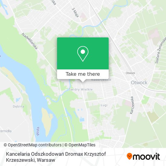 Kancelaria Odszkodowań Dromax Krzysztof Krzeszewski map