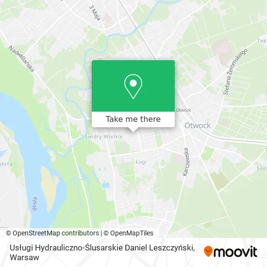 Карта Usługi Hydrauliczno-Ślusarskie Daniel Leszczyński