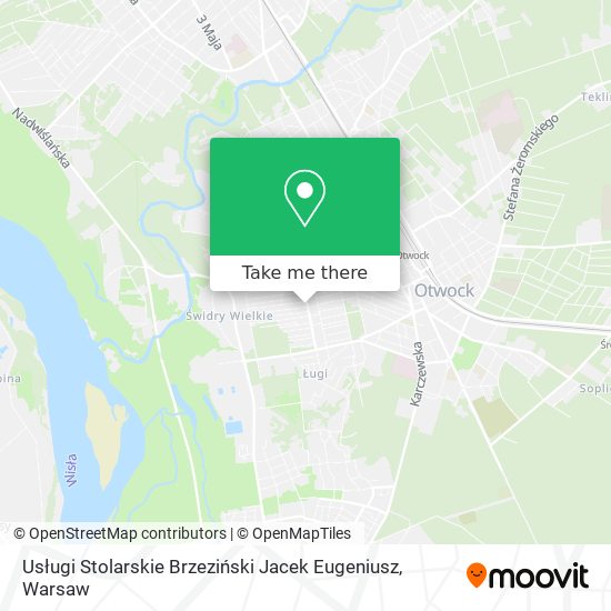 Usługi Stolarskie Brzeziński Jacek Eugeniusz map