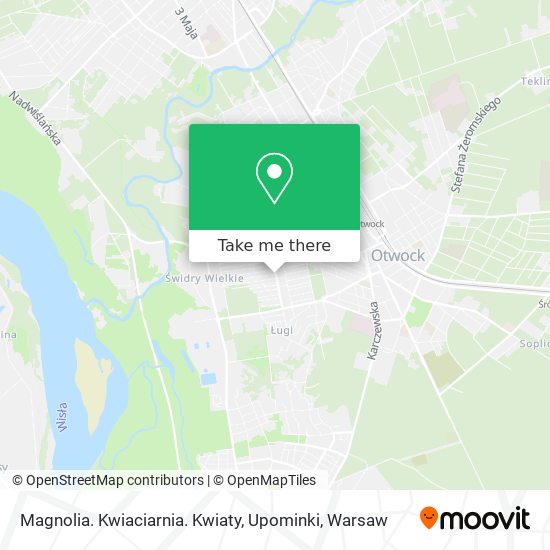 Magnolia. Kwiaciarnia. Kwiaty, Upominki map