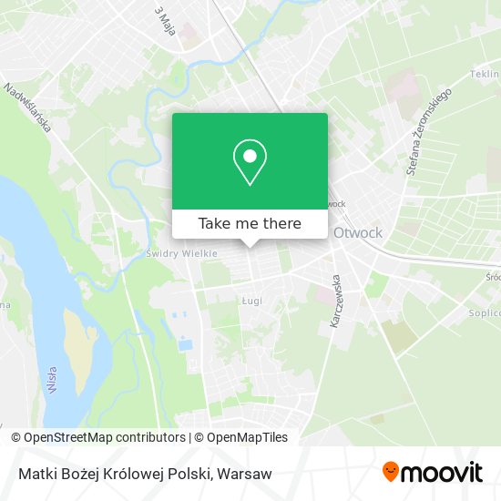 Matki Bożej Królowej Polski map