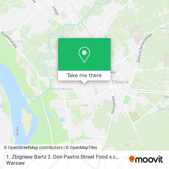 1. Zbigniew Bartz 2. Don Pastro Street Food s.c. map