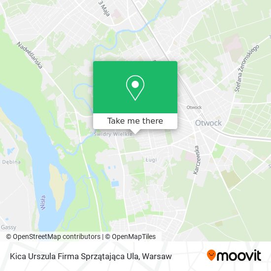 Kica Urszula Firma Sprzątająca Ula map