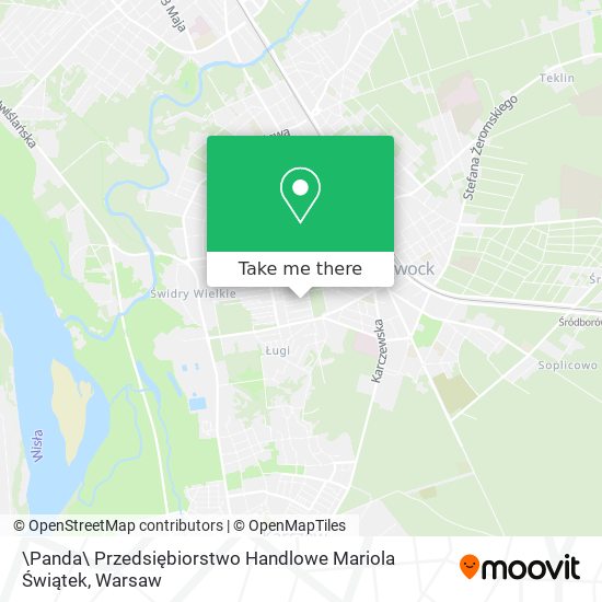 \Panda\ Przedsiębiorstwo Handlowe Mariola Świątek map