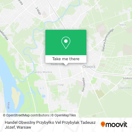 Handel Obwoźny Przybyłko Vel Przybylak Tadeusz Józef map