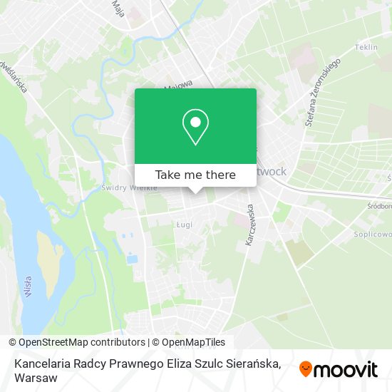 Kancelaria Radcy Prawnego Eliza Szulc Sierańska map