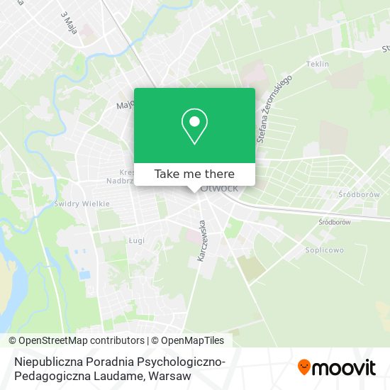 Niepubliczna Poradnia Psychologiczno-Pedagogiczna Laudame map