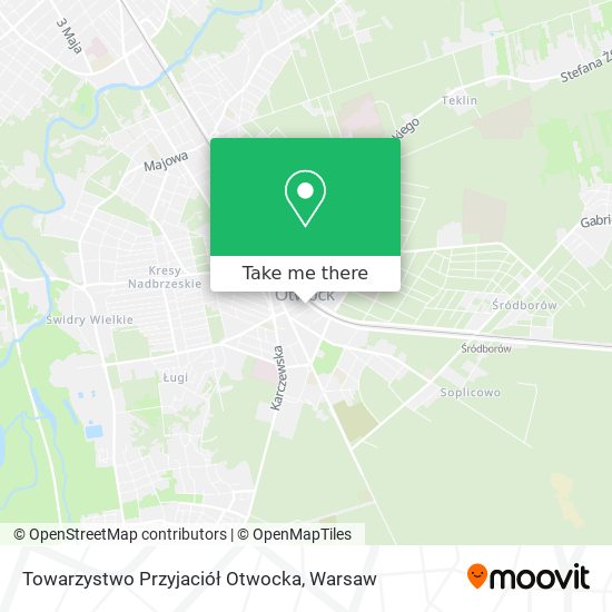 Towarzystwo Przyjaciół Otwocka map